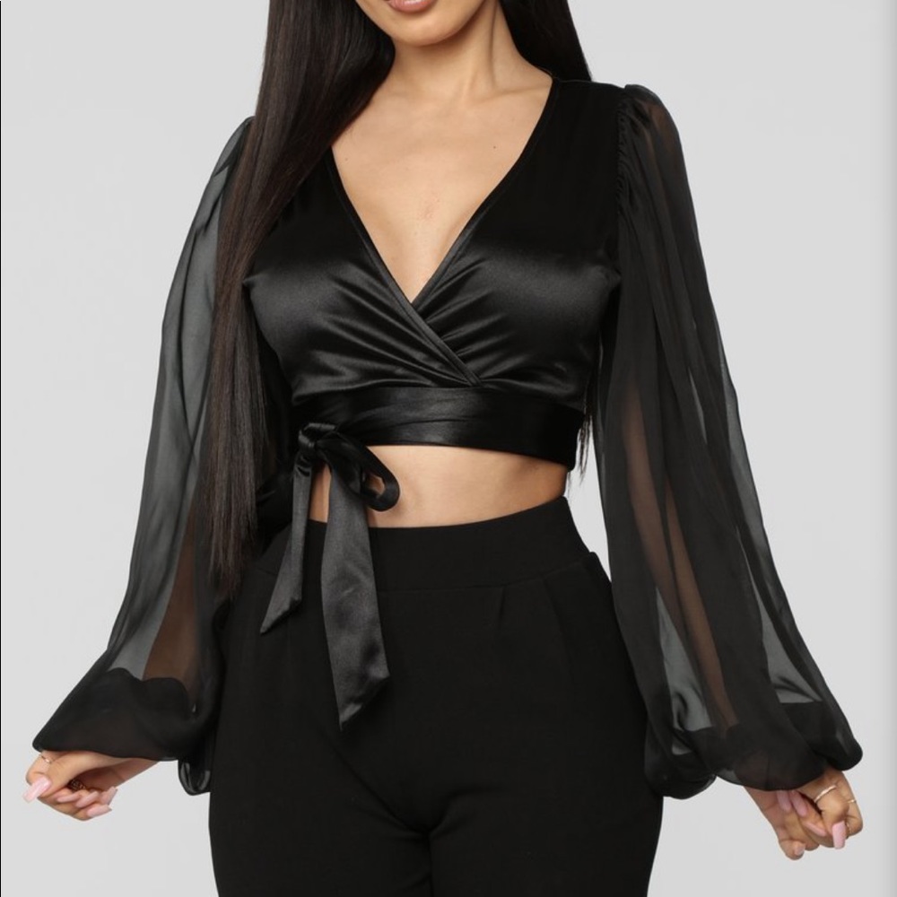 Fashion Nova “Don’t Slip Away Top”